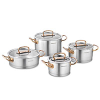 Cookware :: Cookware Set :: A2864 Korkmaz Stona 7 Piece Cookware