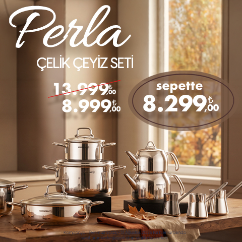 Perla Çeyiz Seti Sepette 8299₺