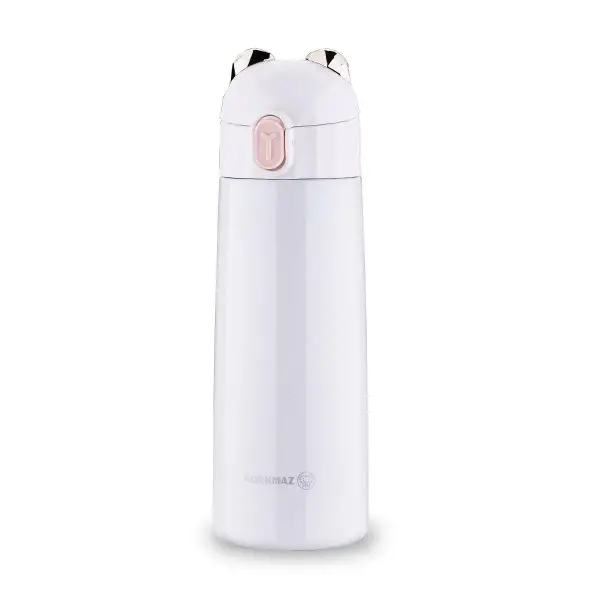 Korkmaz Bambino Plus Beyaz 350 Ml Çocuk Matarası A743 - 1