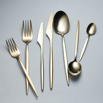 Korkmaz Casablanca Gold 84 Parça Çatal Kaşık Bıçak Seti A2558 - Korkmaz