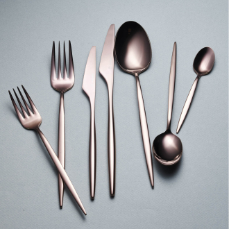 Korkmaz Casablanca Rosagold 84 Parça Çatal Kaşık Bıçak Seti A2559 - Korkmaz