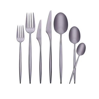 Korkmaz Casablanca Siyah 84 Parça Çatal Kaşık Bıçak Seti A2561 - Korkmaz (1)