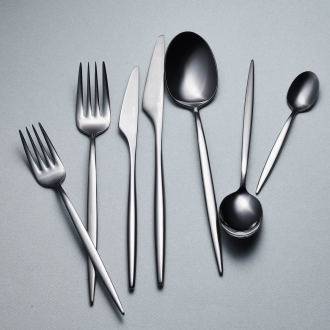 Korkmaz Casablanca Siyah 84 Parça Çatal Kaşık Bıçak Seti A2561 - Korkmaz