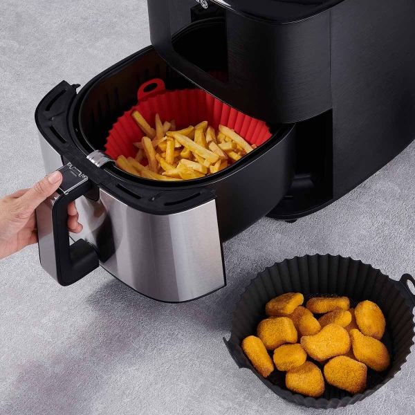 Korkmaz Airfryer Silikon Pişirme Kabı Siyah A5598 - 3