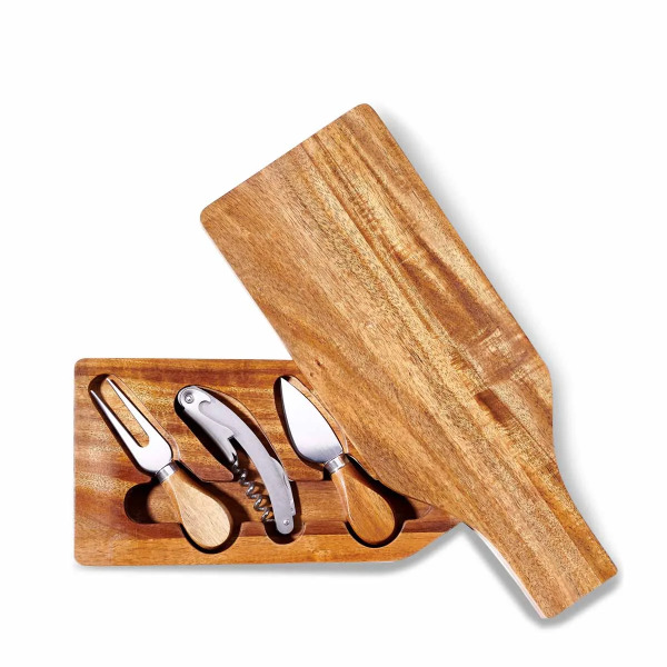 Korkmaz Akasya 4 Parça Peynir Servis Sunum Seti A641-07 - Korkmaz