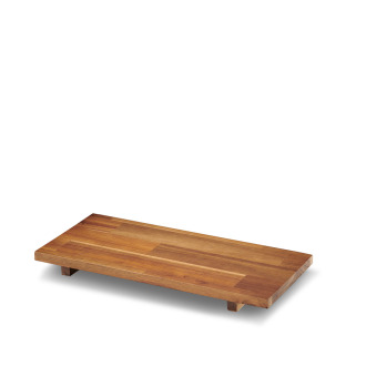 Korkmaz Akasya Dikdörtgen Ayaklı Sunum Tabağı 36 cm A561-03 - Korkmaz