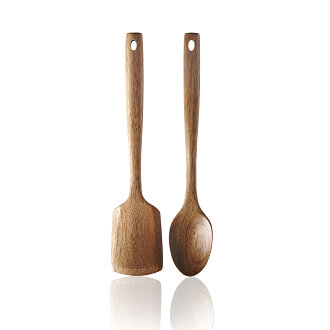 Korkmaz Akasya Kaşık ve Spatula Seti A566-05 - Korkmaz (1)