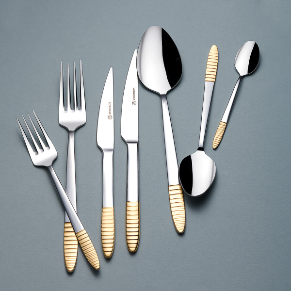 Korkmaz Ala Gold 84 Parça Çatal Kaşık Bıçak Seti A2523 - 1