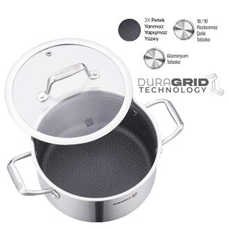 Korkmaz Altima Tencere 20x10 cm A3871 - 3