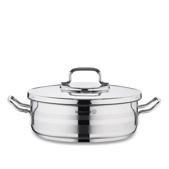 Korkmaz Astra2 28x10 cm Kısa Tencere A2036-1 - 1