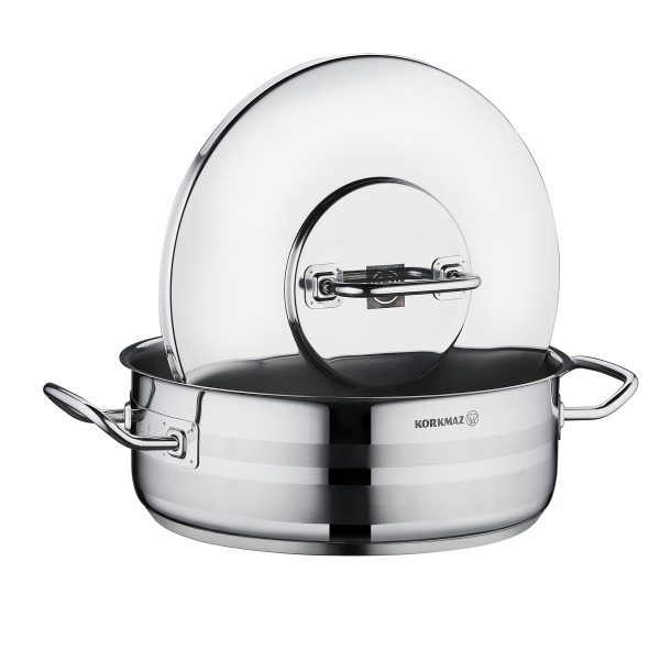 Korkmaz Astra2 Kısa Tencere 28x10 cm A2036 - 2