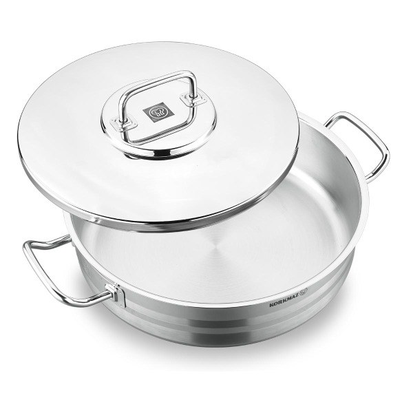 Korkmaz Astra2 Kısa Tencere 30x11 cm A2037 - 4