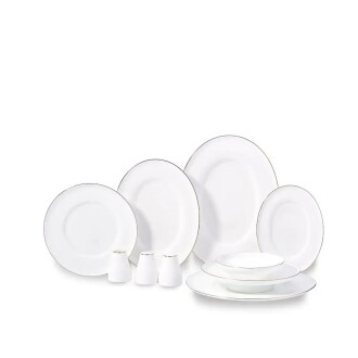Korkmaz Bella Collection 60 Parça Gold Yemek Takımı A8170 - 1