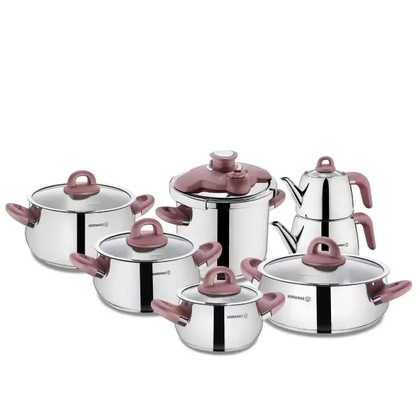 Korkmaz Bella Rosegold 14 Parça Hiper Set A1756-1 - 1