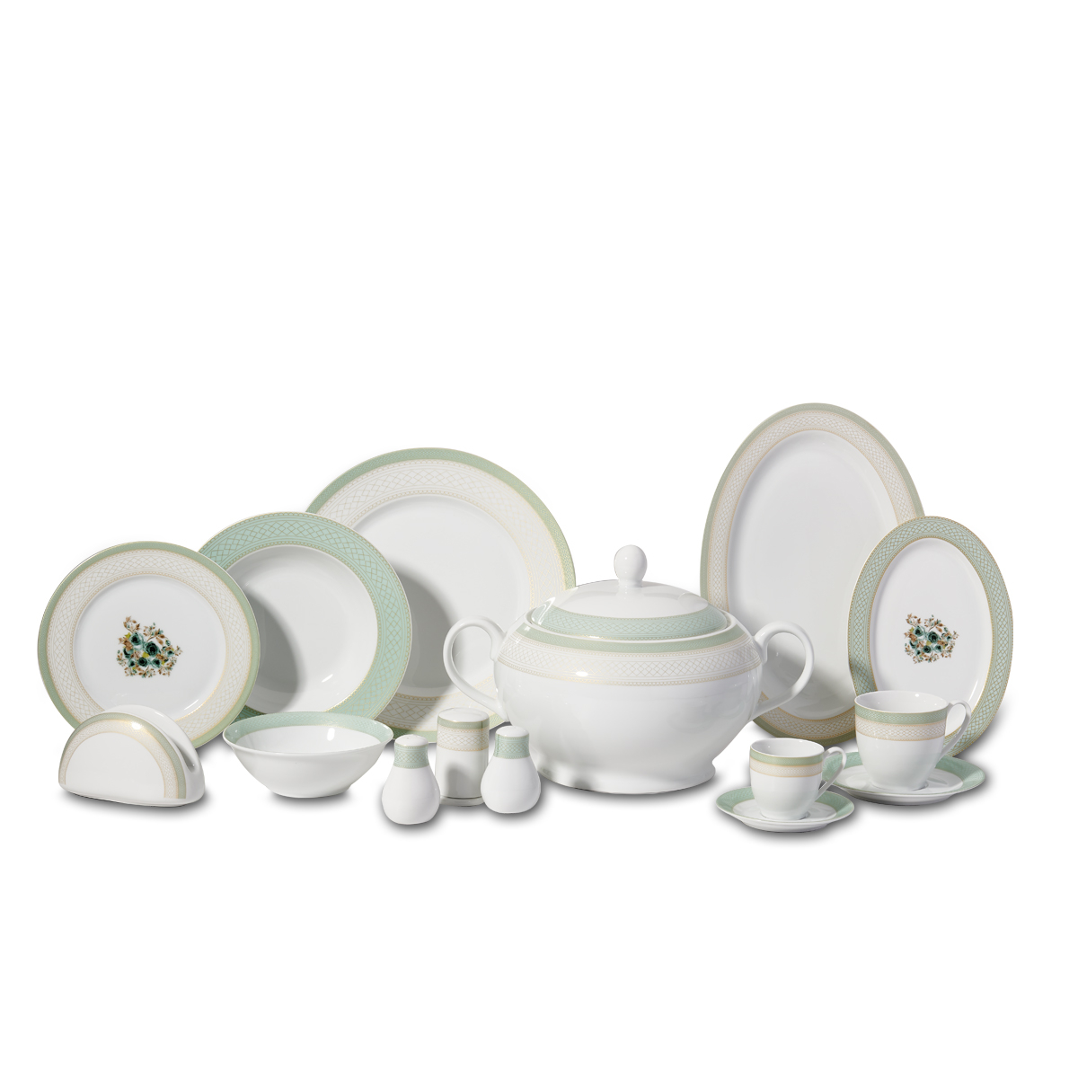 Korkmaz Super White 86 Parca Yuvarlak Yemek Takimi A8045 Korkmaz Super White 86 Parca Yuvarlak Yemek Takimi A8045