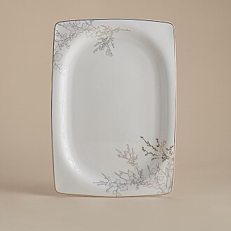 Korkmaz Bone Selection 60 Parça Kare Yemek Takımı A8428 - 5