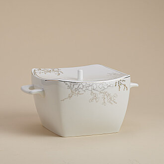 Korkmaz Bone Selection 60 Parça Kare Yemek Takımı A8428 - 6