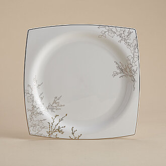 Korkmaz Bone Selection 60 Parça Kare Yemek Takımı A8428 - 4