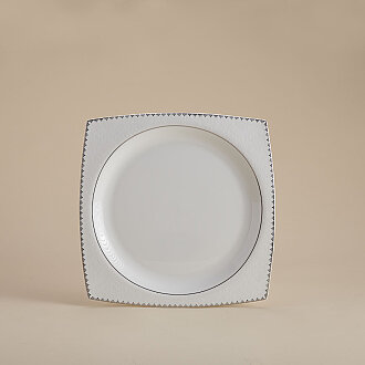 Korkmaz Bone Selection 60 Parça Kare Yemek Takımı A8427 - Korkmaz (1)