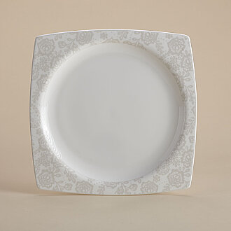 Korkmaz Bone Selection 60 Parça Kare Yemek Takımı A8430 - 4