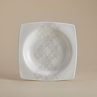 Korkmaz Bone Selection 60 Parça Kare Yemek Takımı A8430 - 3