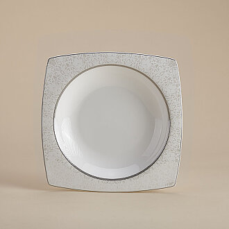 Korkmaz Bone Selection 60 Parça Kare Yemek Takımı A8437 - 3