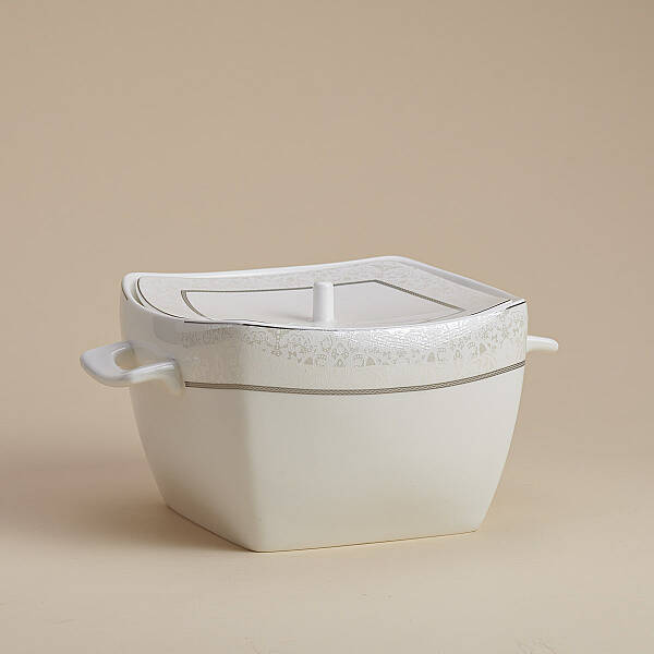 Korkmaz Bone Selection 60 Parça Kare Yemek Takımı A8437 - 6