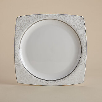 Korkmaz Bone Selection 60 Parça Kare Yemek Takımı A8437 - 4