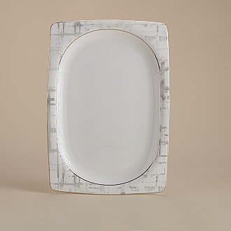 Korkmaz Bone Selection 60 Parça Kare Yemek Takımı A8453 - 5