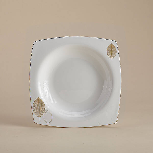 Korkmaz Bone Selection 60 Parça Kare Yemek Takımı A8456 - 3