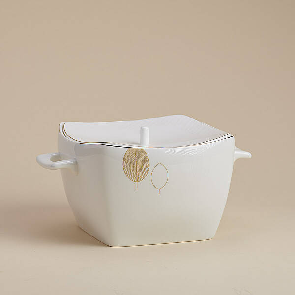 Korkmaz Bone Selection 60 Parça Kare Yemek Takımı A8456 - 6