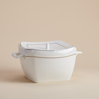 Korkmaz Bone Collection 60 Parça Kare Yemek Takımı A8460 - 6