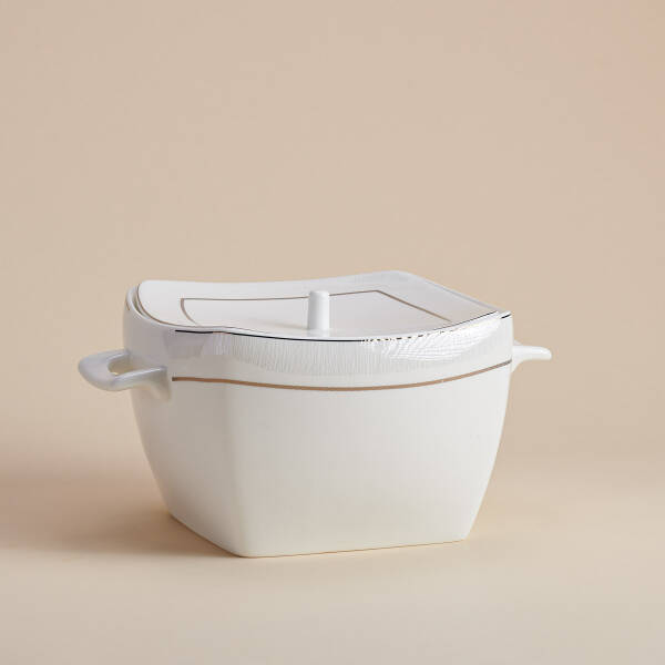 Korkmaz Bone Collection 60 Parça Kare Yemek Takımı A8460 - 6