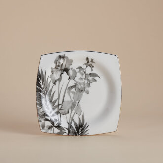 Korkmaz Bone Collection 60 Parça Kare Yemek Takımı A8462 - Korkmaz (1)