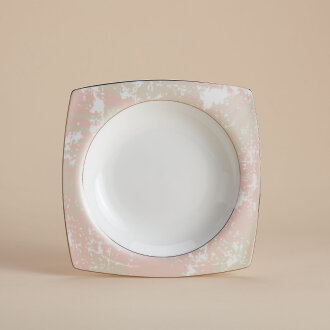 Korkmaz Bone Collection 60 Parça Kare Yemek Takımı A8465 - 3