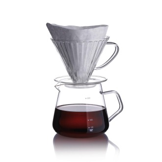 Korkmaz Brewline Borosilikat Cam Kahve Demliği A123-03 - 3