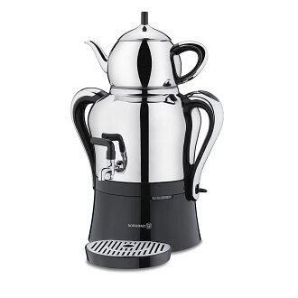 Korkmaz Çaykolik Semaver Inox/Krom A842 - Korkmaz