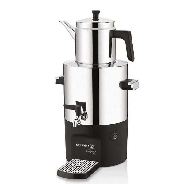 Korkmaz Çayşef Inox/Parlak Semaver A841-01 - 1