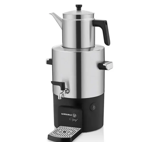 Korkmaz Çayşef Inox/Mat Semaver A841 - 1