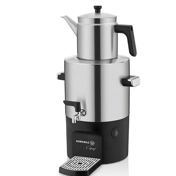 Korkmaz Çayşef Inox/Mat Semaver A841 - 1