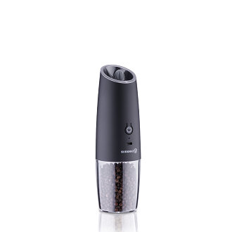 Korkmaz Comfort Şarjlı Siyah Otomatik Baharat Öğütücü 150 ml A5666 - Korkmaz (1)