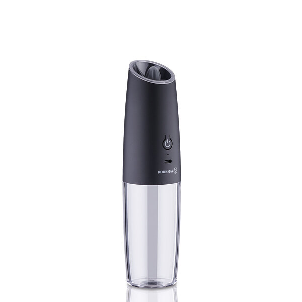 Korkmaz Comfort Şarjlı Siyah Otomatik Baharat Öğütücü 220 ml A5670 - 1