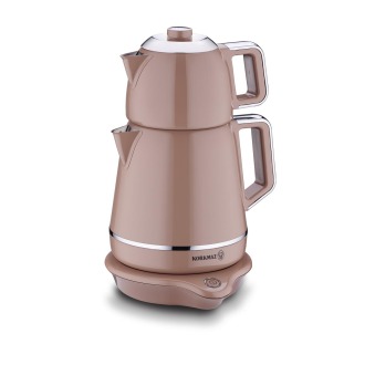 Korkmaz Demiks Elektrikli Çaydanlık Mocha/Krom A332-06 - 2