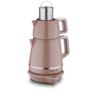 Korkmaz Demiks Elektrikli Çaydanlık Mocha/Krom A332-06 - 3