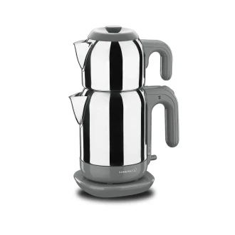 Korkmaz Demtez Inox/Gri Elektrikli Çaydanlık 1.6 lt A369-14 - 1