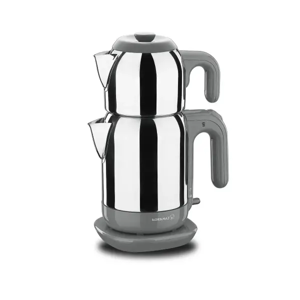 Korkmaz Demtez Inox/Gri Elektrikli Çaydanlık 1.6 lt A369-14 - 1