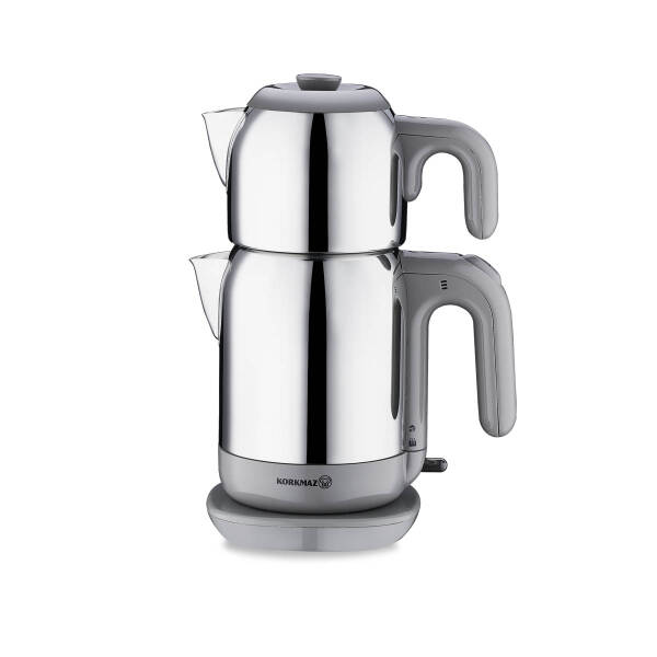 Korkmaz Demtez Inox/Gri Elektrikli Çaydanlık 1.6 lt A369-14 - 2