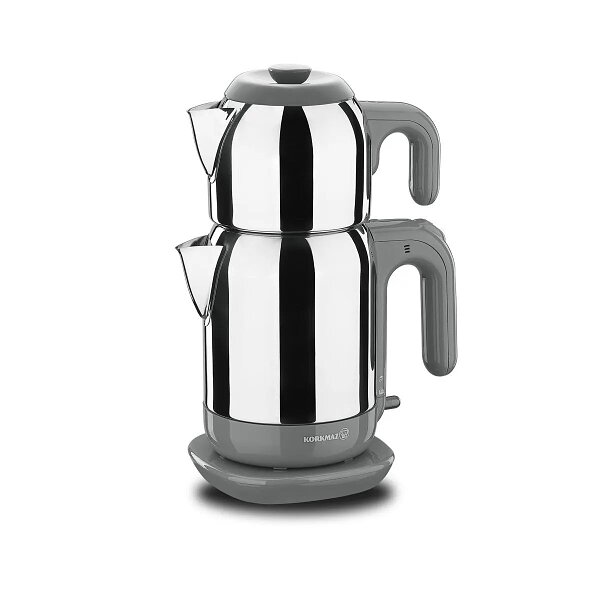 Korkmaz Demtez Inox/Gri Elektrikli Çaydanlık 1.6 lt A369-14 - 1