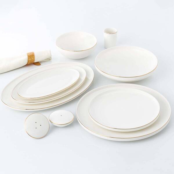 Korkmaz Diana Collection 60 Parça Gold Yemek Takımı A8084 - 2