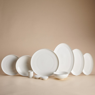 Korkmaz Diana Collection 60 Parça Gold Yemek Takımı A8084 - 1